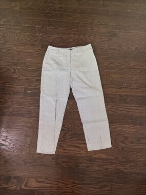 Talbots Men's Gray Pinstripe Dress Pants